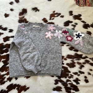 BNCI Floral Sweater medium